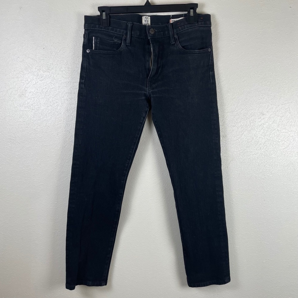 Kato by Hiroshi Kato The Pen Slim Fit Jeans Black‎ Raw Wash 31 Made in USA